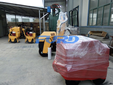 福瑞得機械座駕壓路機、手扶壓路機及時包裝發(fā)貨